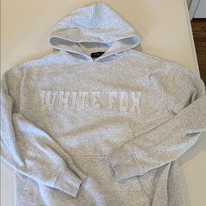 White Fox Boutique Light Gray Hoodie